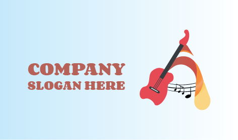 Melodisches Musikkunstlogo