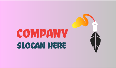 Modernes Stift Kunst Logo