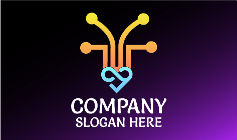 Logotipo De Arte Con Aguja De Lápiz Afilado