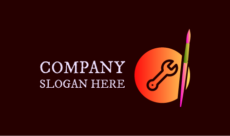 Artist Painting Tools Logo