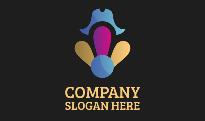 Logotipo De Pintura De Artista Colorido