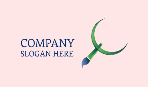 Crescent Brush Artist Logo