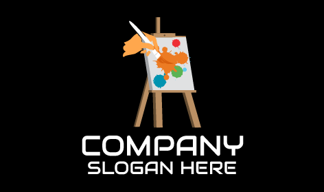 Paint Splash Artist Logo