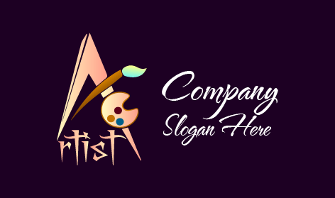 Stilvolles Wortmarken-künstlerlogo