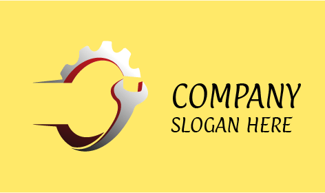 Automotive Machinery Gear Logo