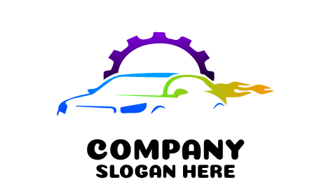 Logotipo Automotivo Ardente Gradiente