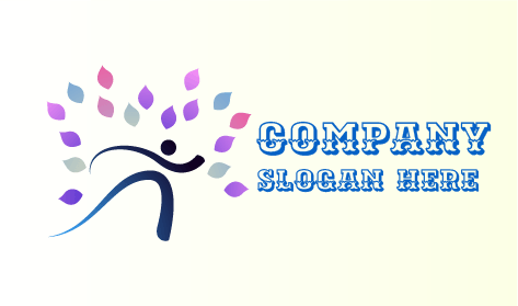 Classic Leaves Autumn Logo