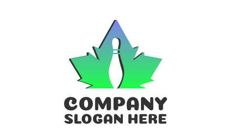 Giant Maple Leaf Autumn Logo