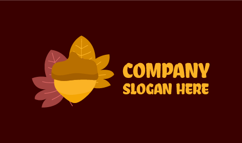 Maple Leaf Nuts Autumn Logo