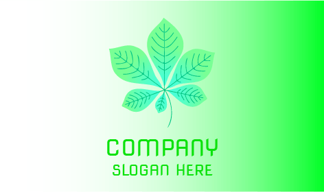 Nature Green Autumn Logo