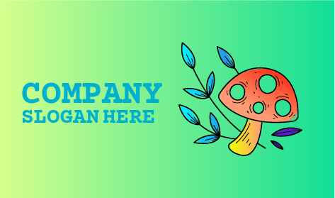 Tilted Mushroom Autumn Logo