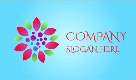 Vivid Leafy Autumn Logo