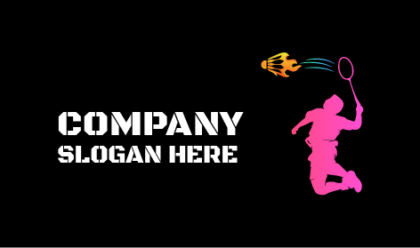 Logo Volano Infuocato Badminton