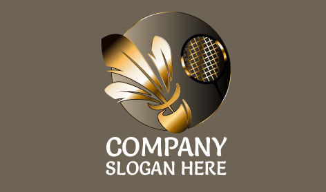 Golden Plume Badminton Logo