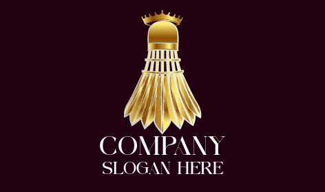 Logo Badminton Volano Dorato