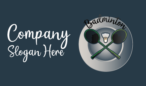 Logo Da Giardino Per Badminton Verde