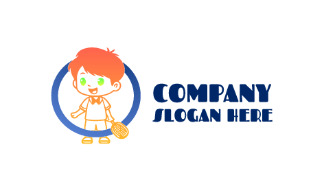 Logo Badminton Occhi Verdi