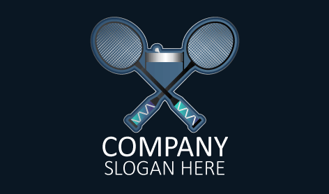 Logo Per Il Badminton Indoor