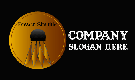 Power Shuttle Badminton Logo