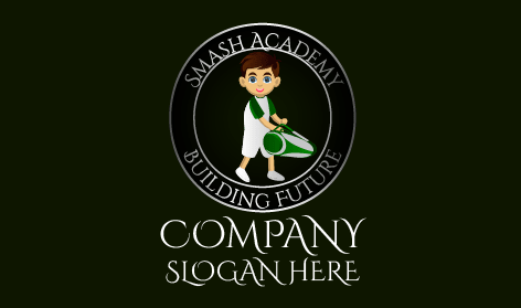 Smash Badminton Academy Logo