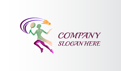 Logo Bulu Tangkis Swishing Shuttle