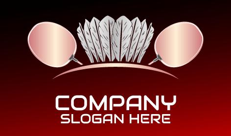 Logótipo Do Ténis De Mesa E Badminton