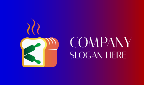 Bread Slice Bakery Logo