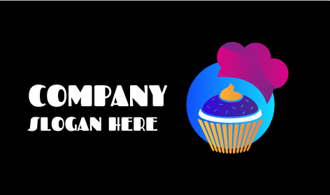 Delectable Cupcake Bakery Logo