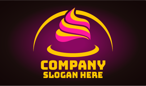 Delicious Muffin Cup Bakery Logo