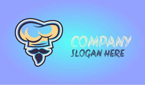 Logo Makanan Roti Yang Antusias