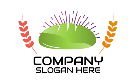 Logo Toko Roti Green Loaf