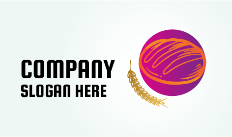 Turuncu Anahatlı Ekmek Fırını Logosu