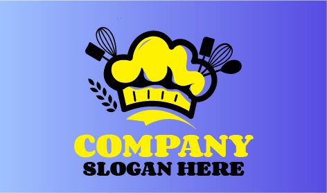 Stylish Bakery Whisk Tool Logo