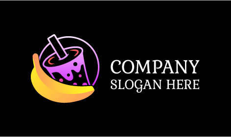 Scrumptious Banana Shake Logo