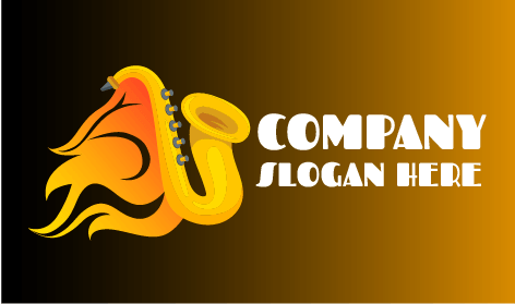 Golden Saxophone Band Logo
