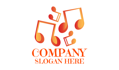 Logo De Note De Musique Élégant