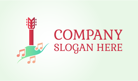 Logo de violon de musique élégant