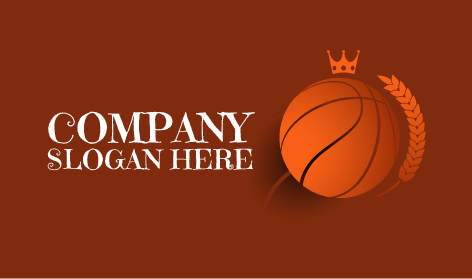 Leafy Crown Basketball Logo