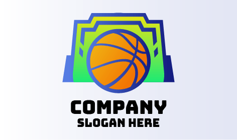 Logotipo De Basquete Laranja