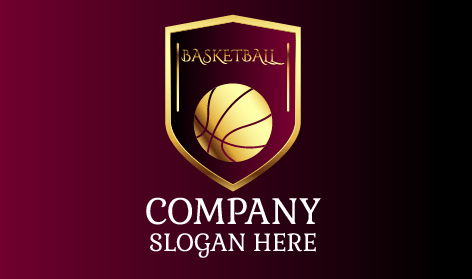 Prestigious Shield Basketball Logo