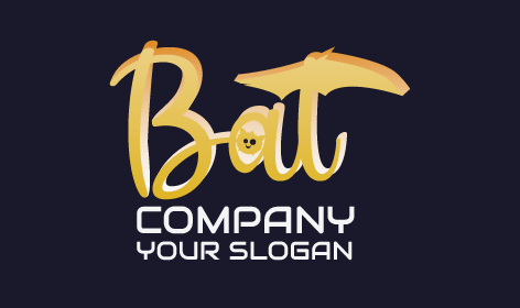 Genial Logo De Murciélago Amarillo