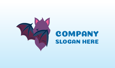 Gesichtsbedeckendes Fledermaus-logo