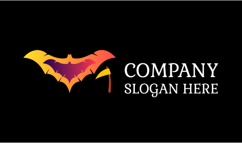 Flag Marked Territory Bat Logo