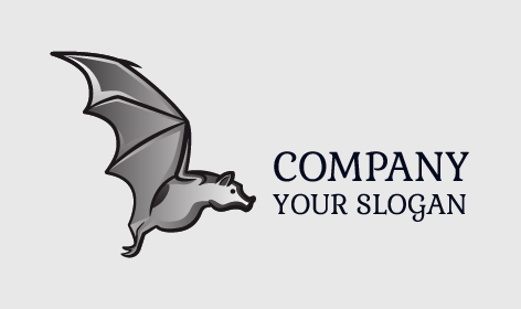 Gri Uçan Yarasa Logosu