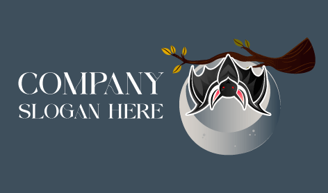 Upside Down Bat Logo