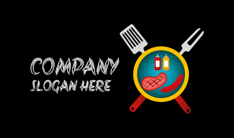 Logótipo De Restaurante De Churrasco Tradicional