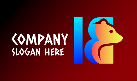 Logo Tanda Huruf Beruang