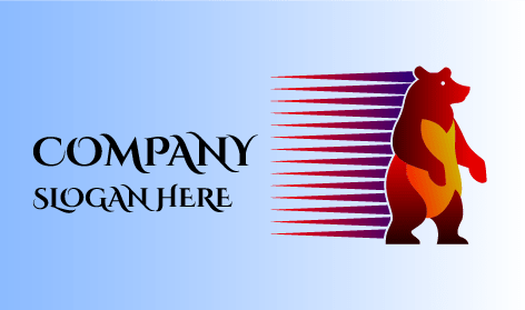 Standing Wild Bear Logo