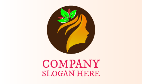 Logotipo De Salão De Beleza Para Cabelos Loiros