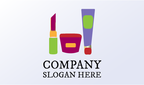 Lipstick Cream Beauty Parlour Logo